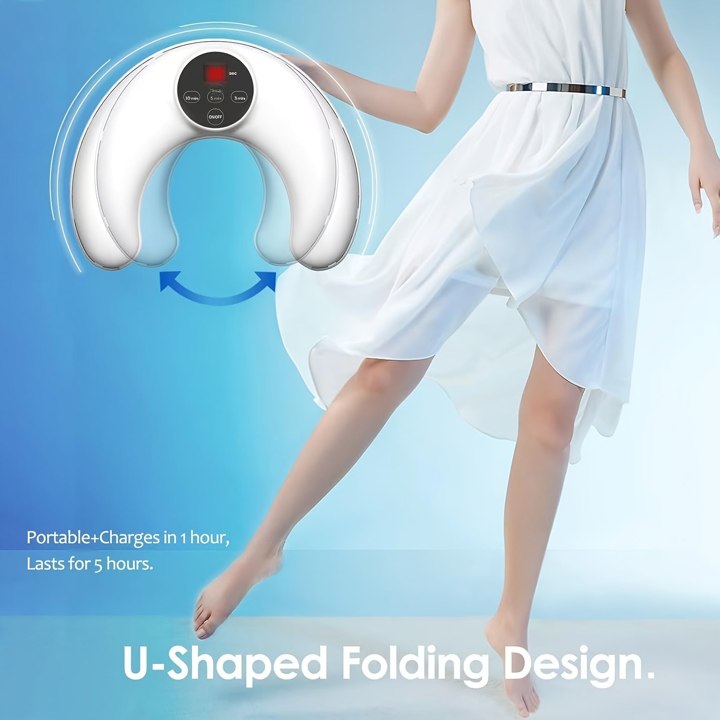 KTS Nail Fungus Light Device for Multiple Fingernails and Toenails Blue Light Therapy for Damaged Discolored and Thickened Nails