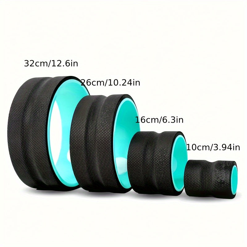 Back Stretch Muscle Roller Massager Yoga Wheel Set Fitness Auxiliary Circle for Lower Back and Open Back