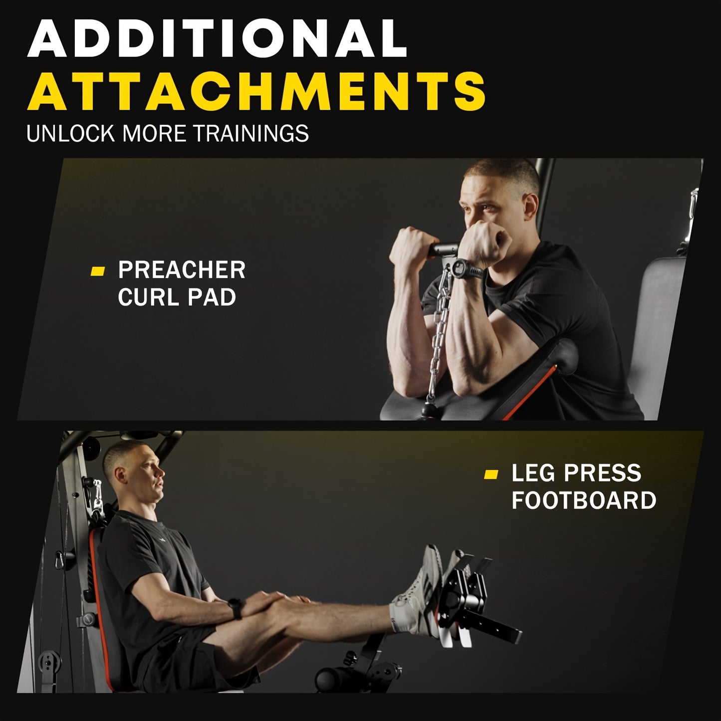 10 In 1 Home Gym Station with 150 LBS Weight Stack All In One Workout Equipment for Full Body Training Multi Functional Iron Gym Machine with Fly Lat Pull Down Chest Press Leg Extension Preacher Curl Core and Calf Training