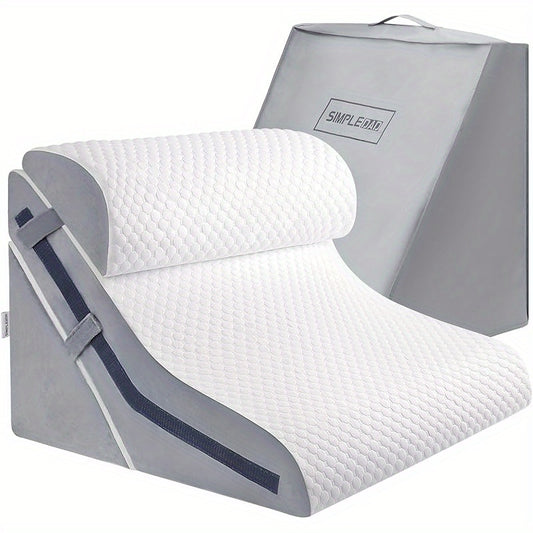 3 in 1 Incline Pillow Wedges for Back Support Adjustable Memory Foam Wedge Pillow Orthopedic Bed Pillow Set