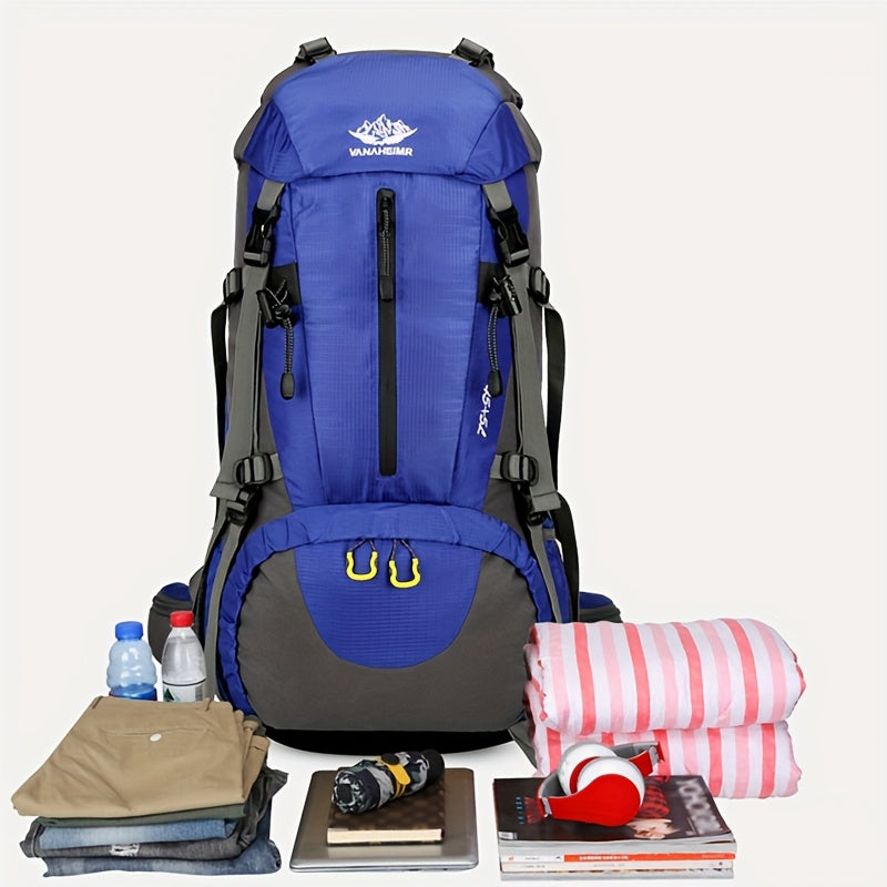 13.21 Gallon Hiking Backpack for Men with Rain Cover Lightweight 11.89 Gallon Plus 5 Liter Travel Backpack