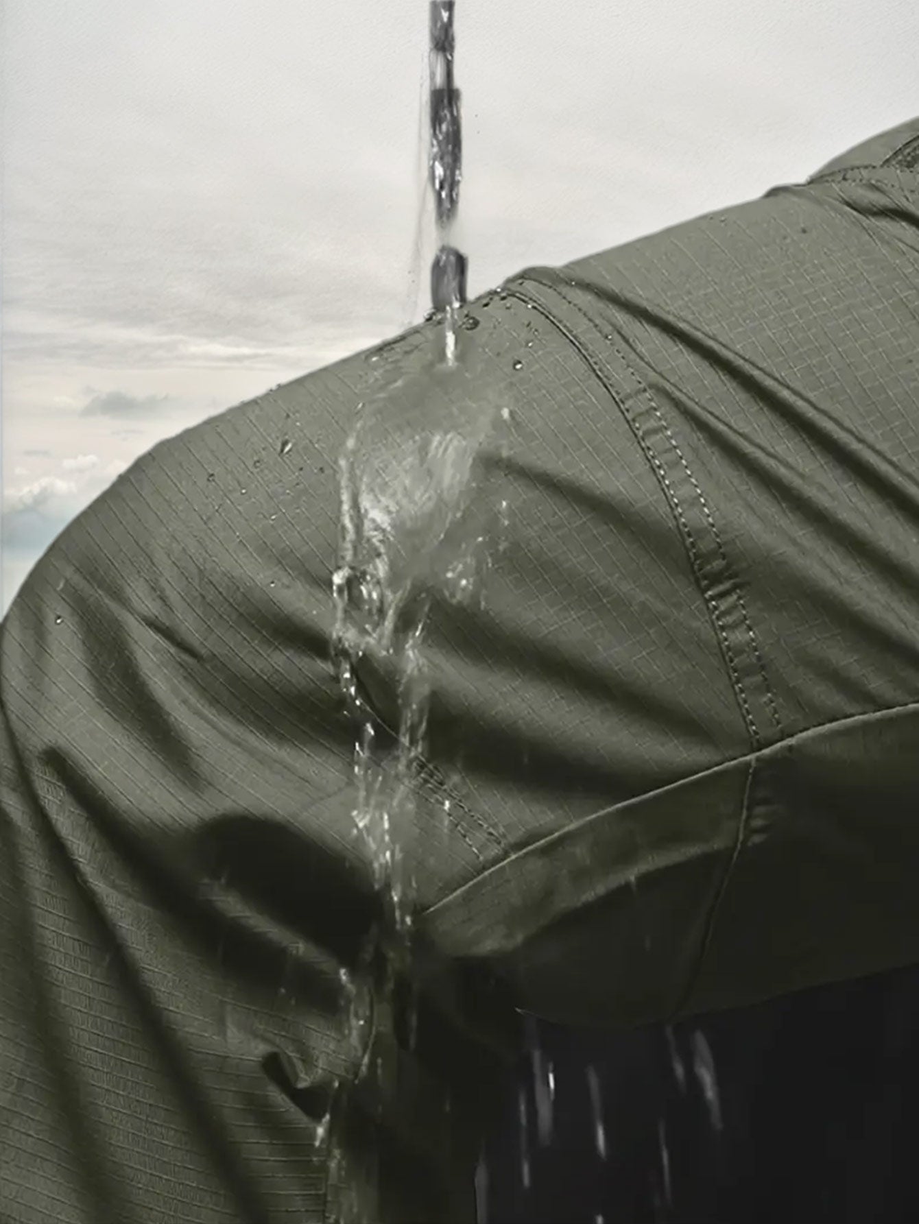 4PCS Comfy Outdoor Mountaineering Cargo Pants for Men Solid Color Drawstring Waist Casual Style Breathable Fabric