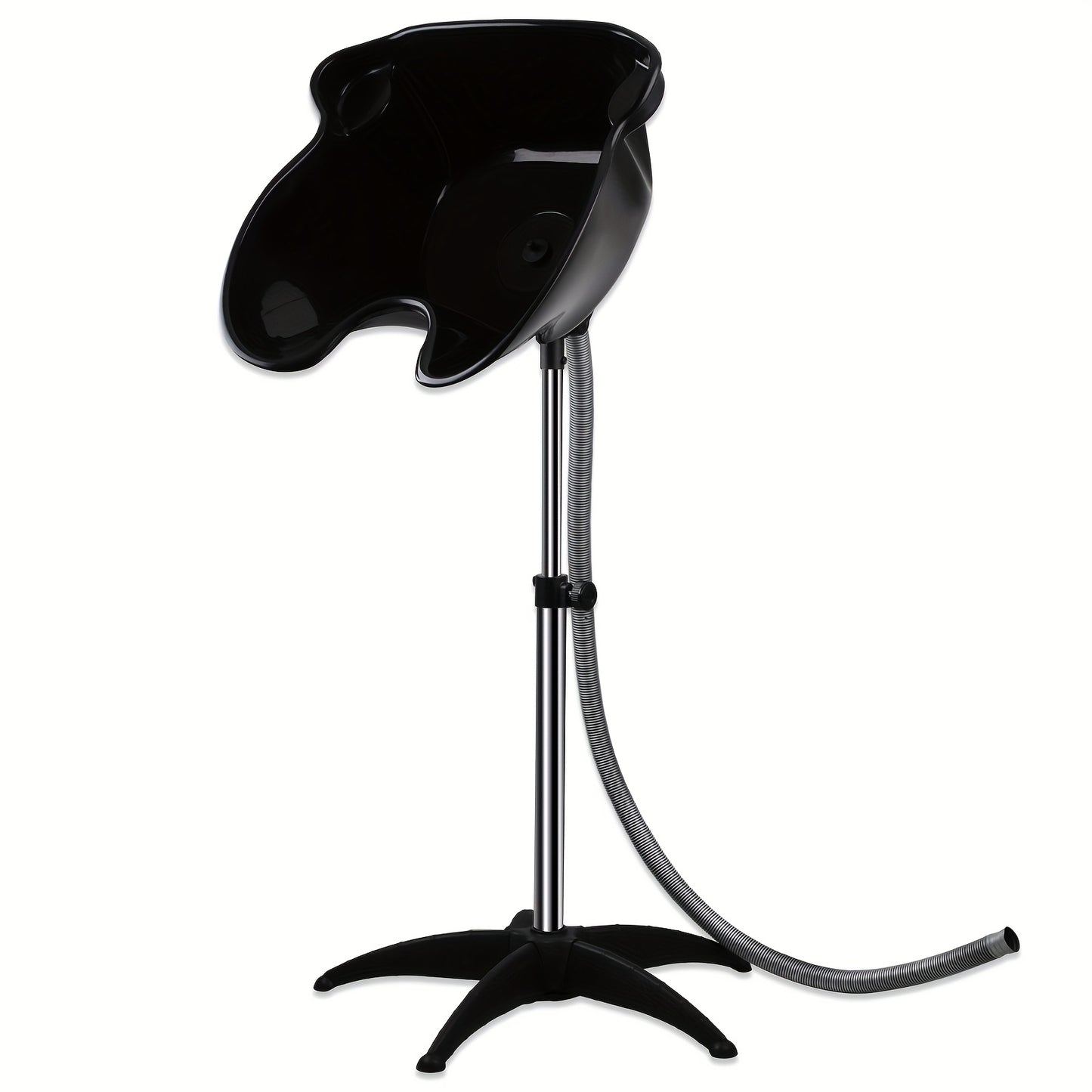 Portable Shampoo Bowl Height and Angle Adjustable Hair Washing Sink with Drain Hose