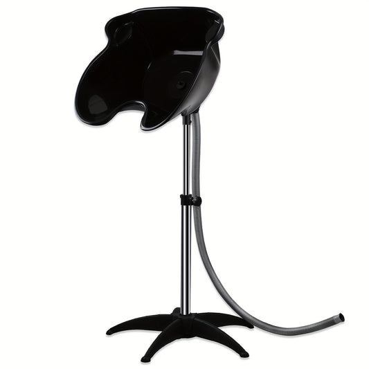 Portable Shampoo Bowl Height and Angle Adjustable Hair Washing Sink with Drain Hose