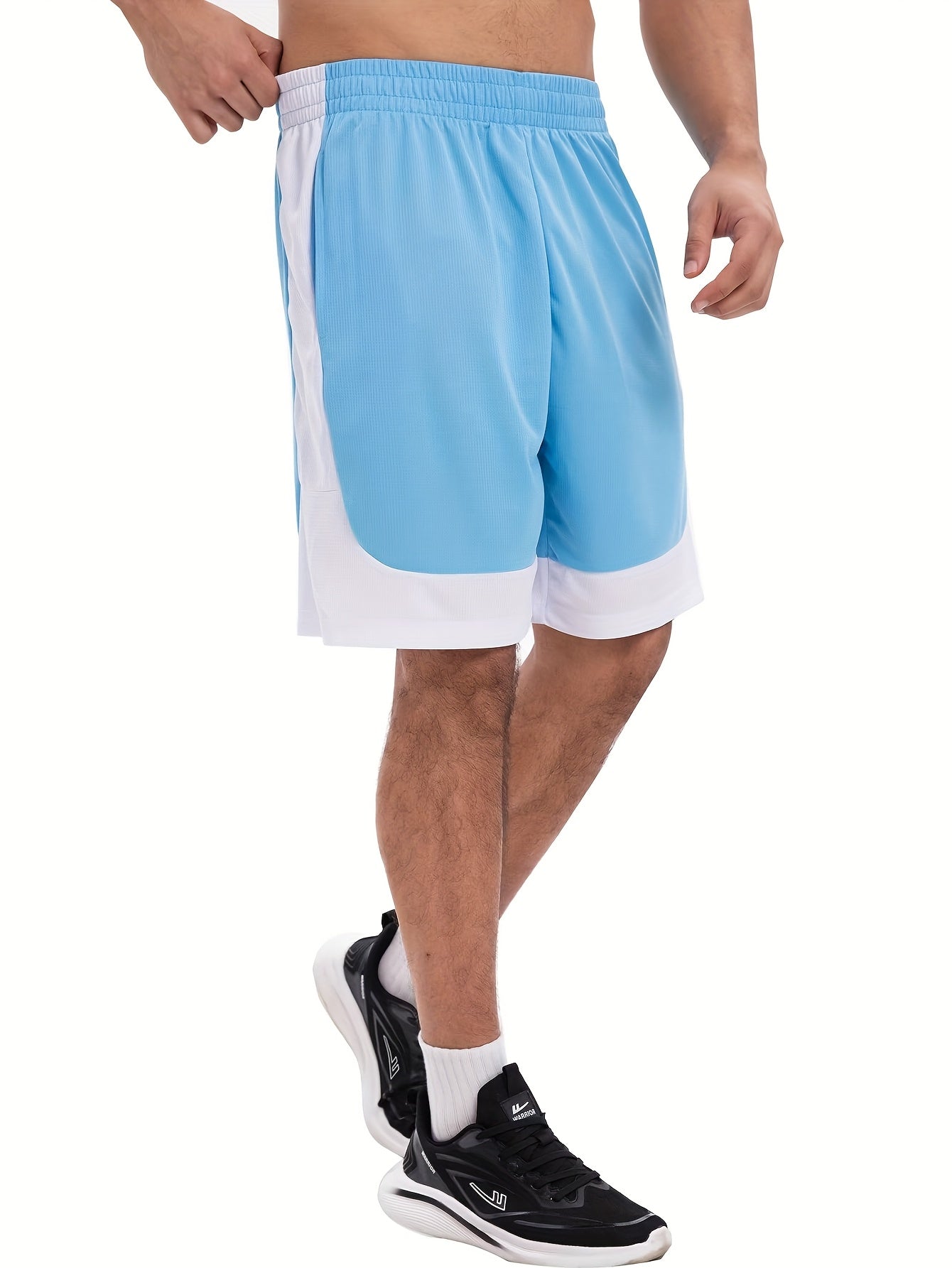HOPLYNN 6 Piece Set of Men's Mesh Sports Basketball Shorts with Pockets Quick Dry Sportswear