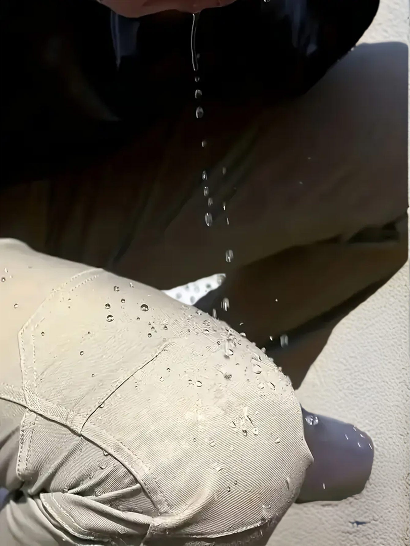 4PCS Comfy Outdoor Mountaineering Cargo Pants for Men Solid Color Drawstring Waist Casual Style Breathable Fabric