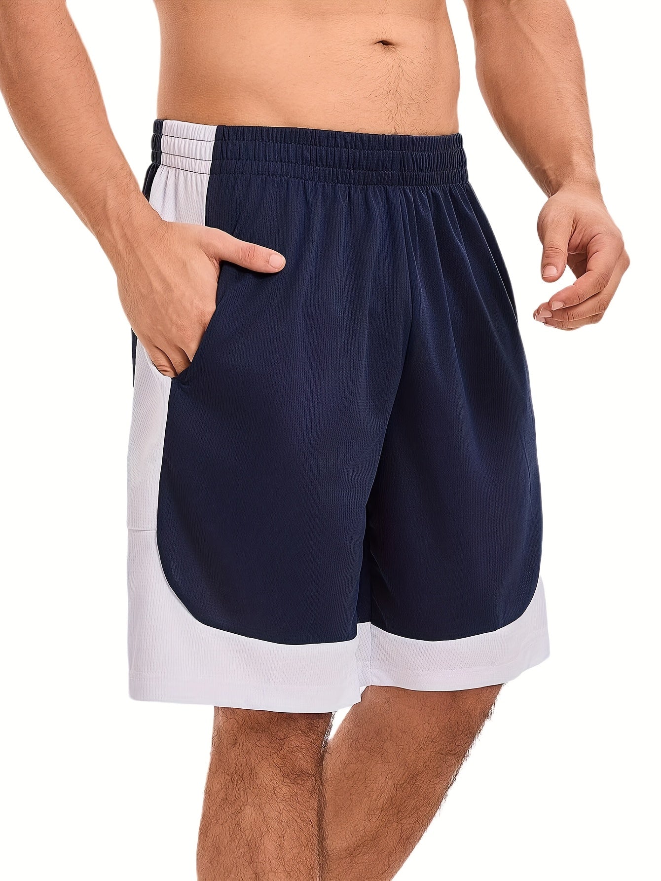HOPLYNN 6 Piece Set of Men's Mesh Sports Basketball Shorts with Pockets Quick Dry Sportswear