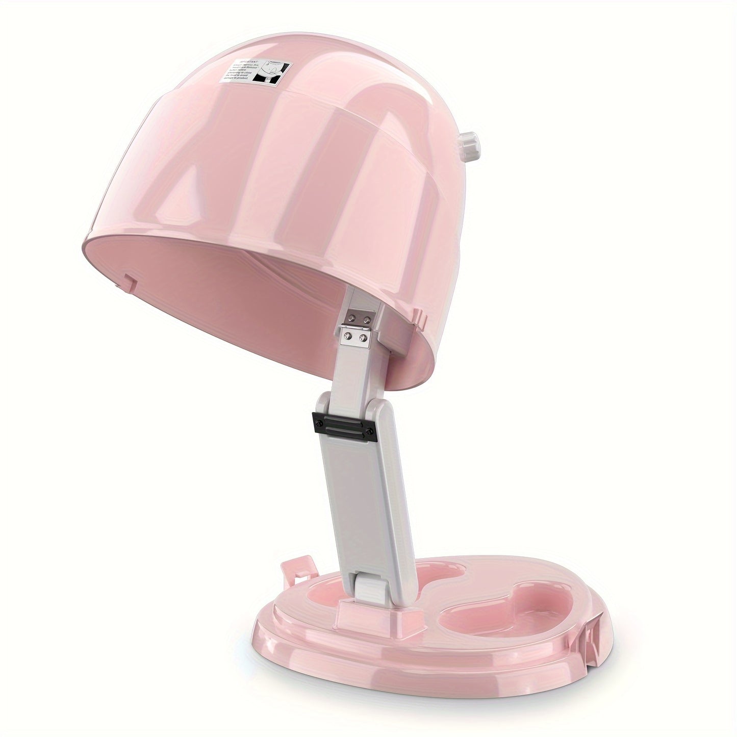 1875W Ionic Hooded Hair Dryer with 3 Heating Settings Professional Ceramic Technology Portable Sit Under Dryer for Women Black Dome Design Home and Salon Use Personal Grooming Accessory