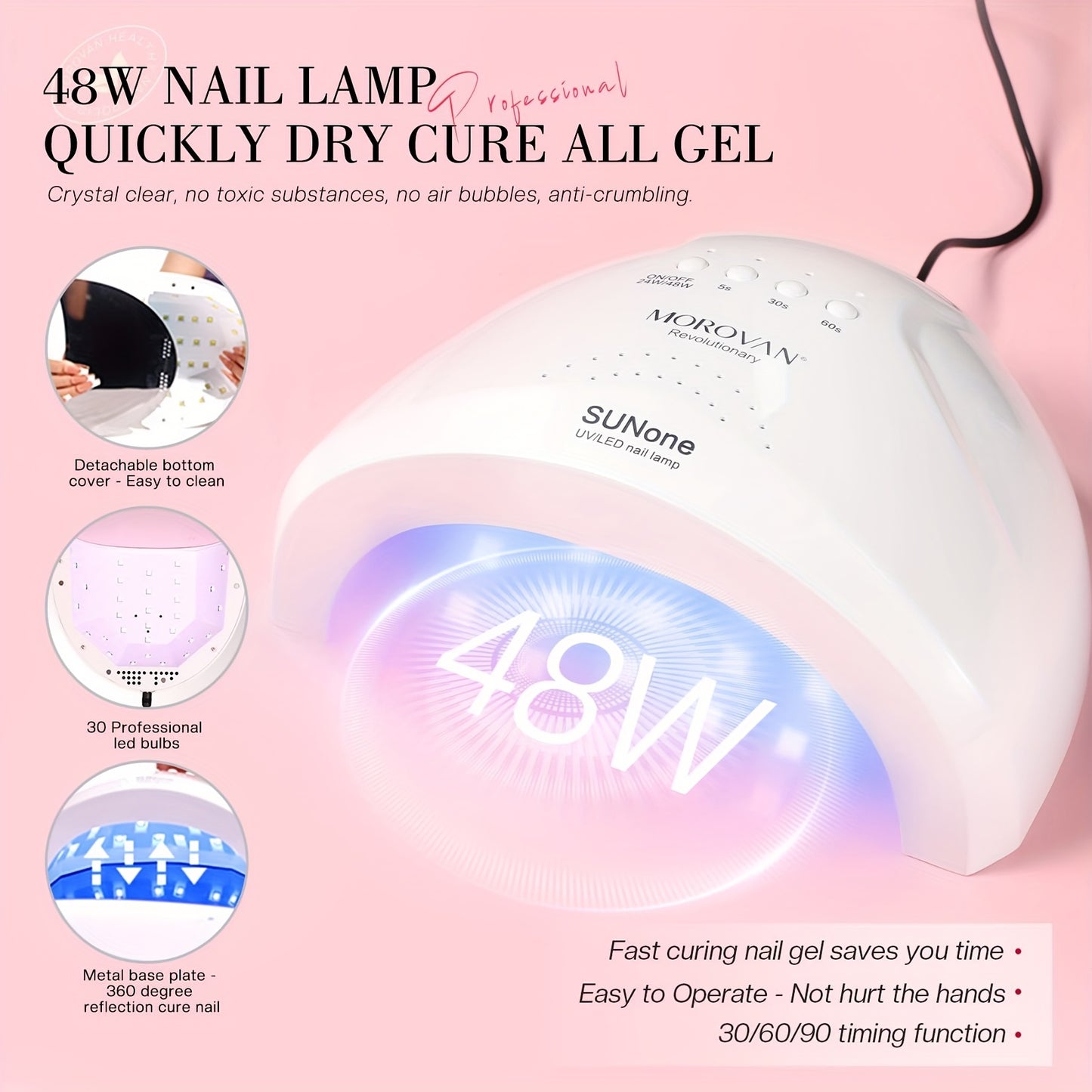 Morovan Professional Acrylic Nail Kit for Beginners Complete Acrylic Nail Starter Set with Supplies and Tools Ideal Gift for Women and Girls