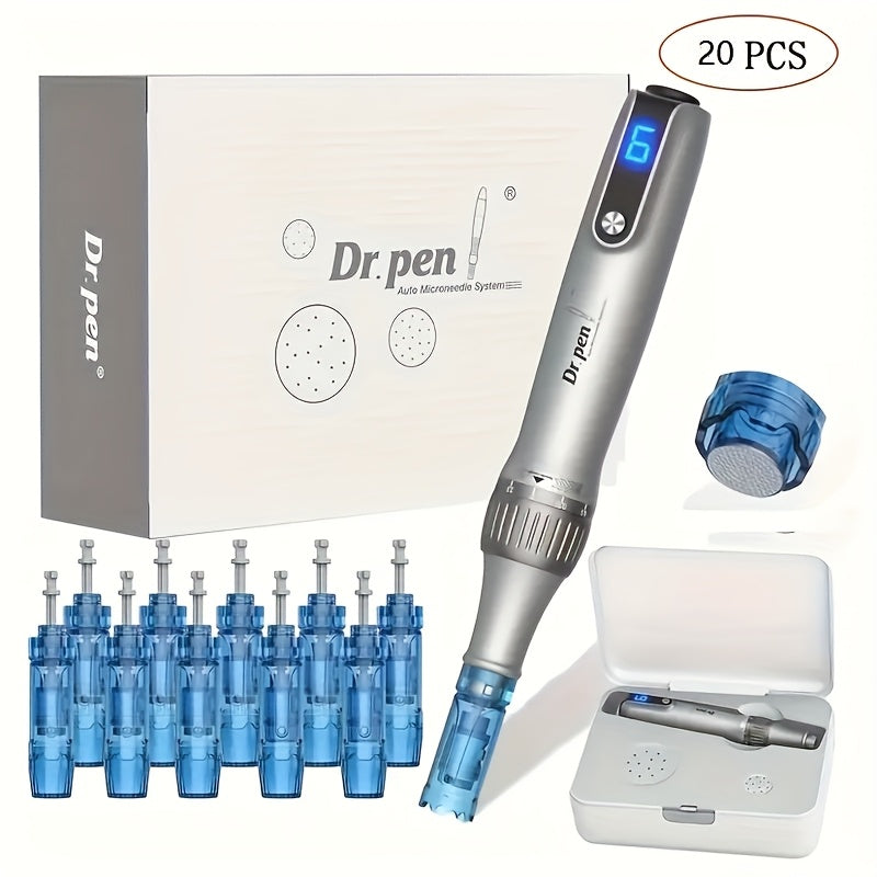 Dr.pen M8S Pen Professional Beauty Pen Skin Care Tool Kit With 20PCS 0.25MM Replacement Cartridges