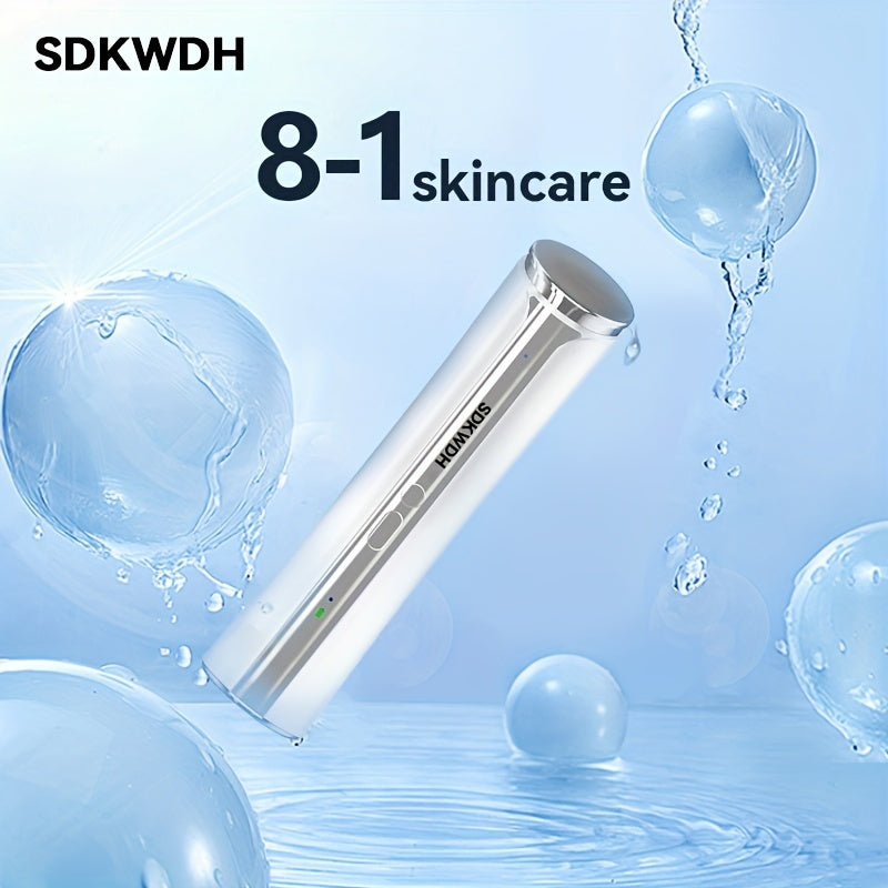 Mother's Day Bash 2025 8 in 1 Face Device The Ultimate Home Face Glow Skin Care Essential for Women Ideal Eye Care Gift for Valentine's Day and Holidays