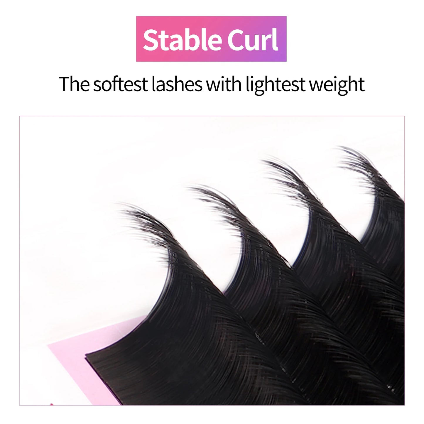 Veyes Inc 5 Cases Lot Individual Eyelash Extensions Faux Mink Lashes Classic Soft Natural Lashes