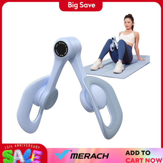 Merach Thigh Trainer Pelvic Floor Muscle Trainer Inner Thigh Exercise Equipment Pilates Strengthening Device