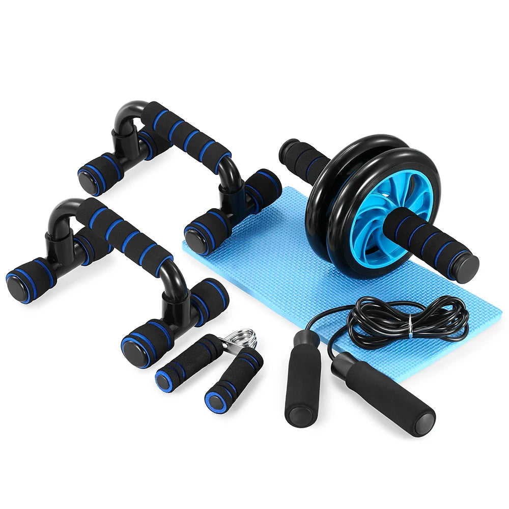 Healthy Abdominal Wheel 5 Piece Indoor Sports Product Combination Set Multifunctional Fitness Equipment