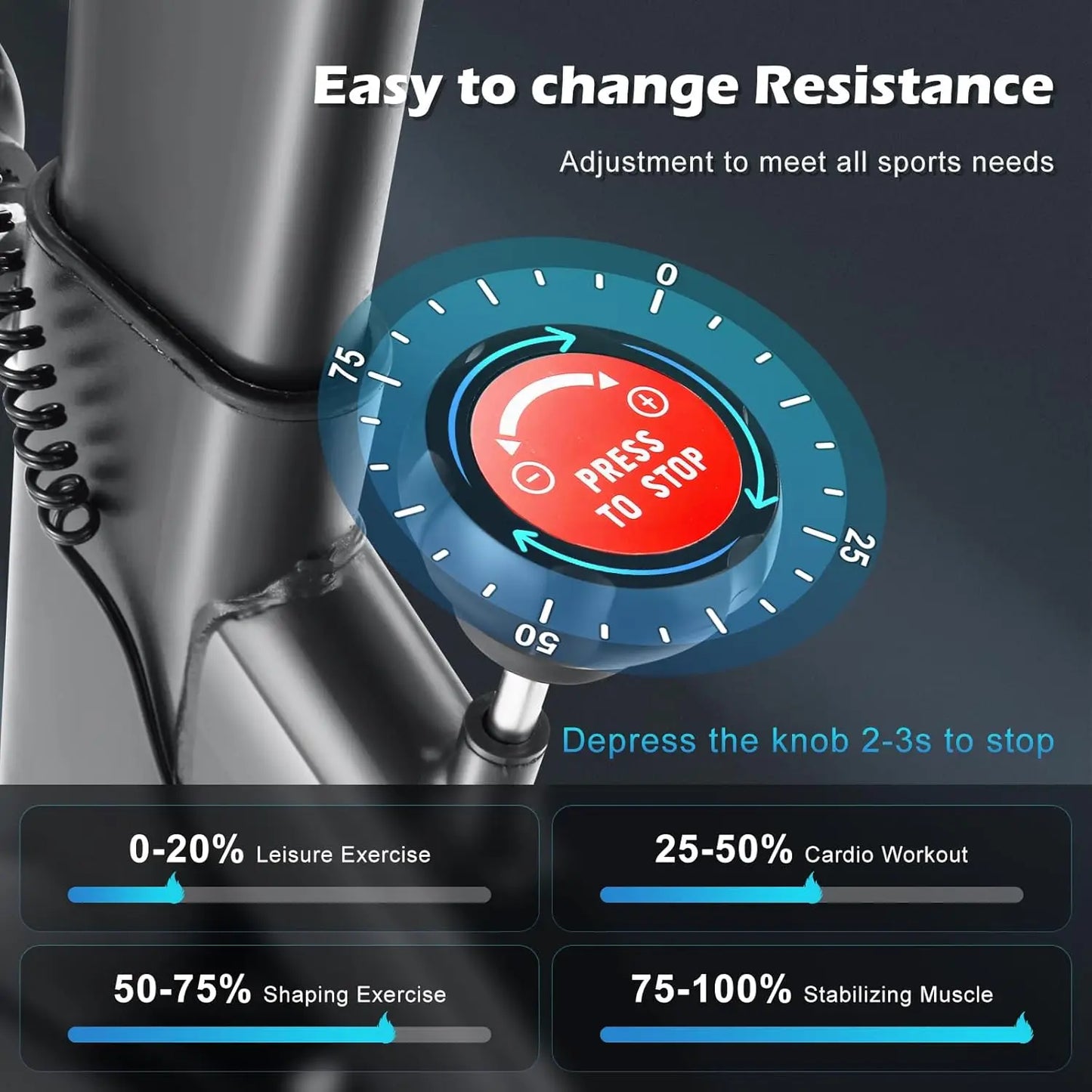 Indoor Exercise Bike Stationary with Comfortable Seat Cushion Tablet Holder and LCD Monitor for Home Workout