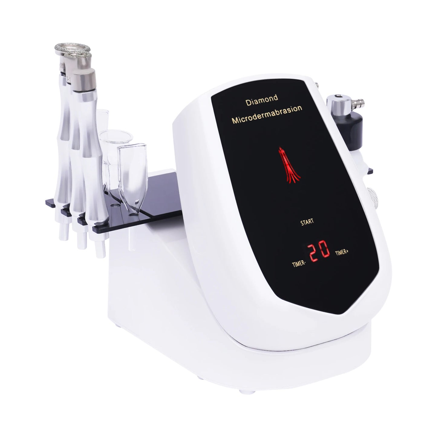 Dermabrasion Facial Machine 3 in 1 Diamond Microdermabrasion Machine with Touch Screen and 9 Micro Sculpting Heads