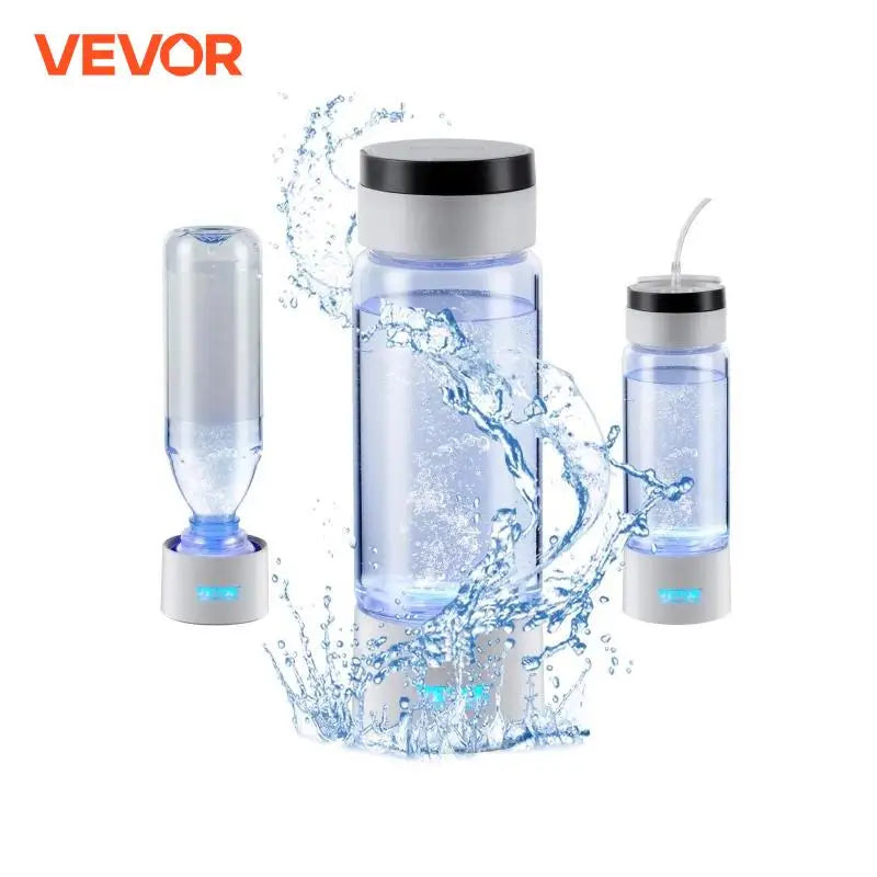 VEVOR Hydrogen Water Bottle Generator 380 Milliliters Portable Hydrogen Water Maker Ionizer Machine