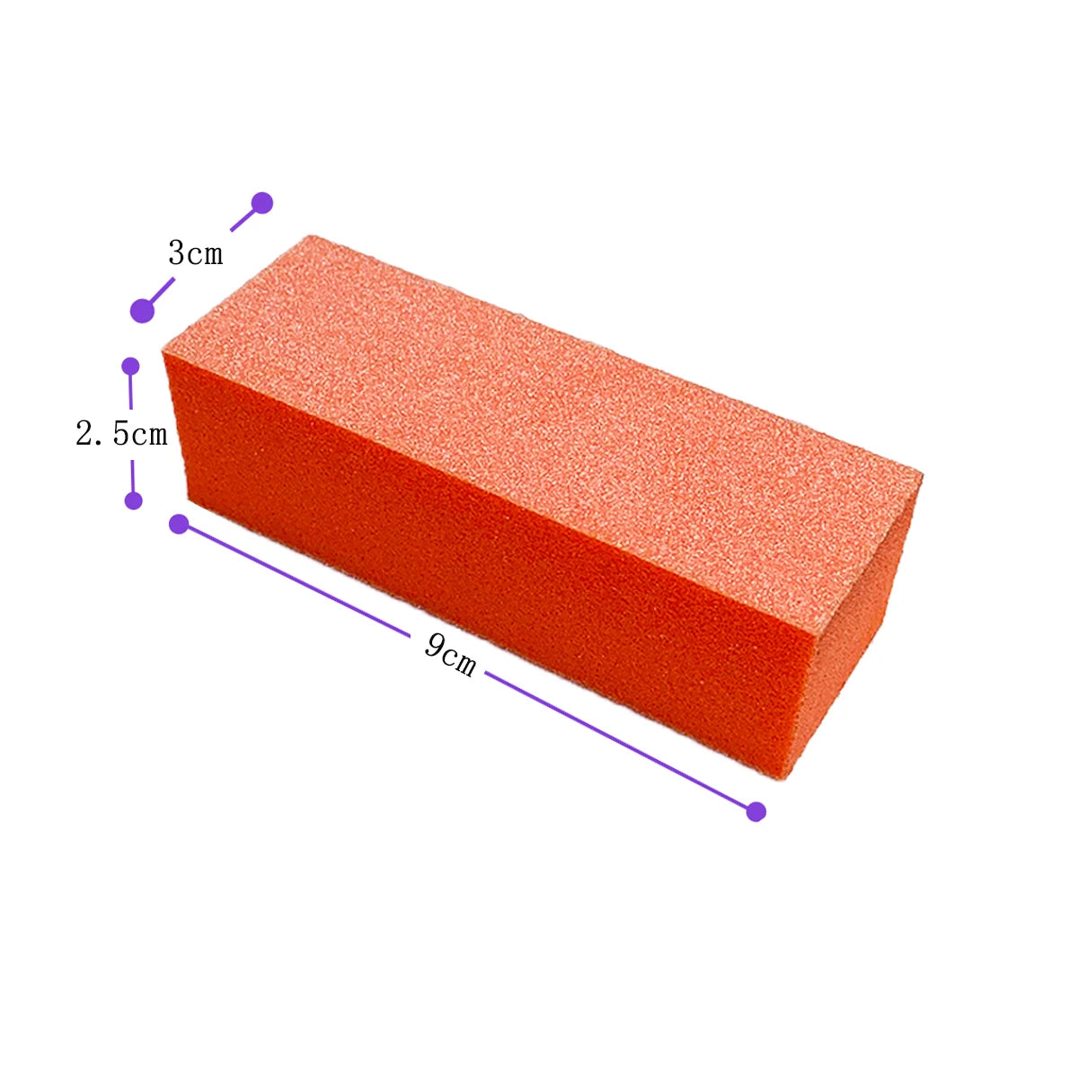 500 Pcs Sponge Nail File Buffer Block for Manicure and Pedicure Polishing