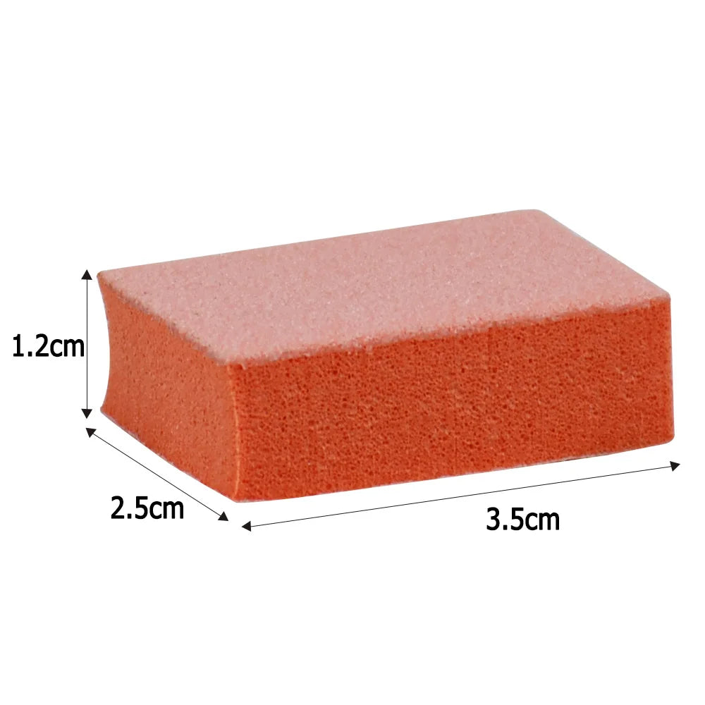 7500 Pcs Mini Nail Buffer Block Sponge File Polisher Manicure Set Orange 80/100 Grit