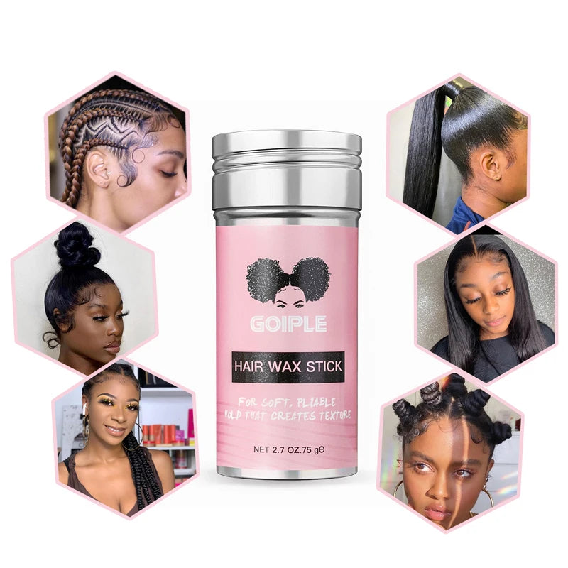 Electric Hot Heating Comb Curling Iron Pressing Comb Hair Straightening Brush and Wax Stick Styling Tool Set