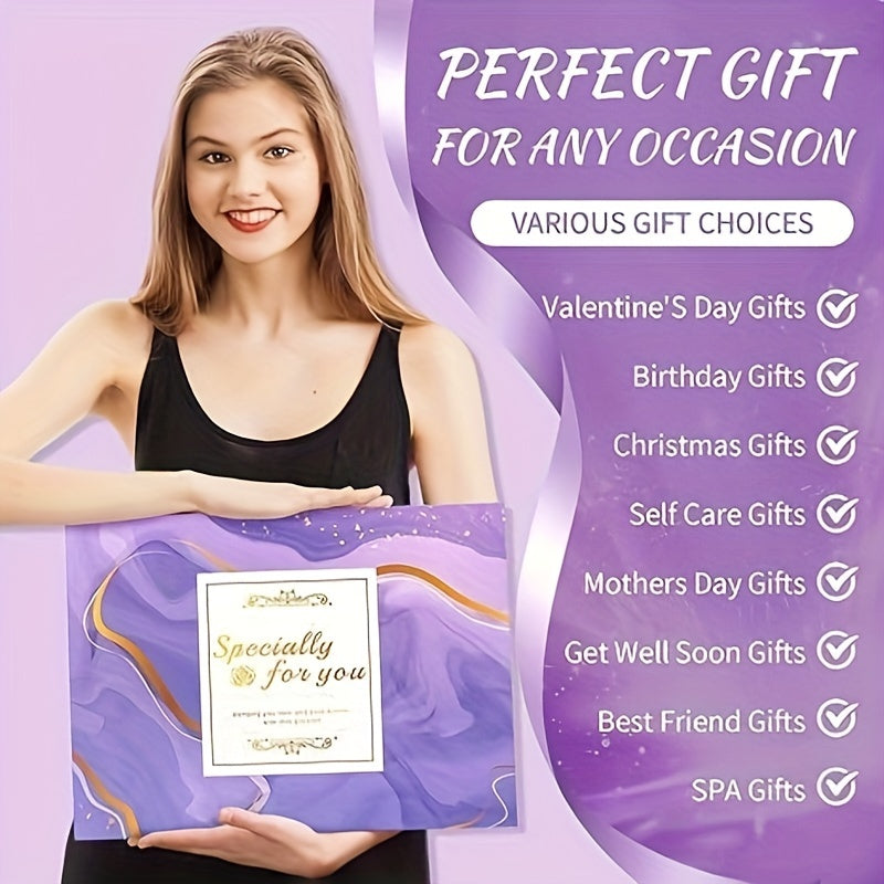 Mother's Day Gifts for Women, Mother's Day Gifts for Mom, Mothers Day Gift Lavender Gifts Set, 16pcs Gift Set for Women, Mom, Wife, Girlfriend, Sister, Unique for Birthday, Christmas, Valentine's Day, Mother's Day Gifts - Lav