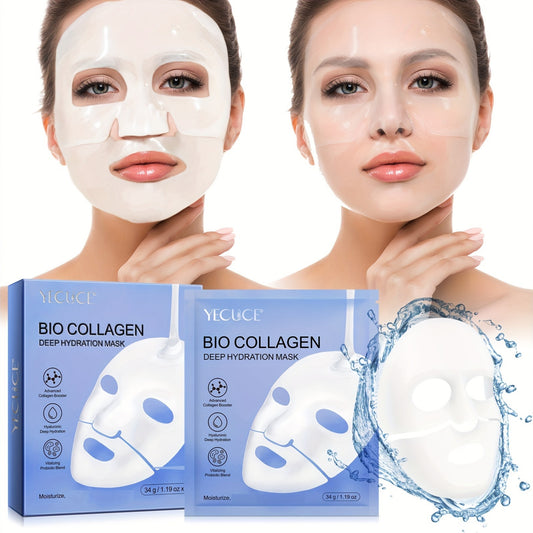 18 Pieces Collagen Mask Deep Moisturizing Formula for All Skin Types