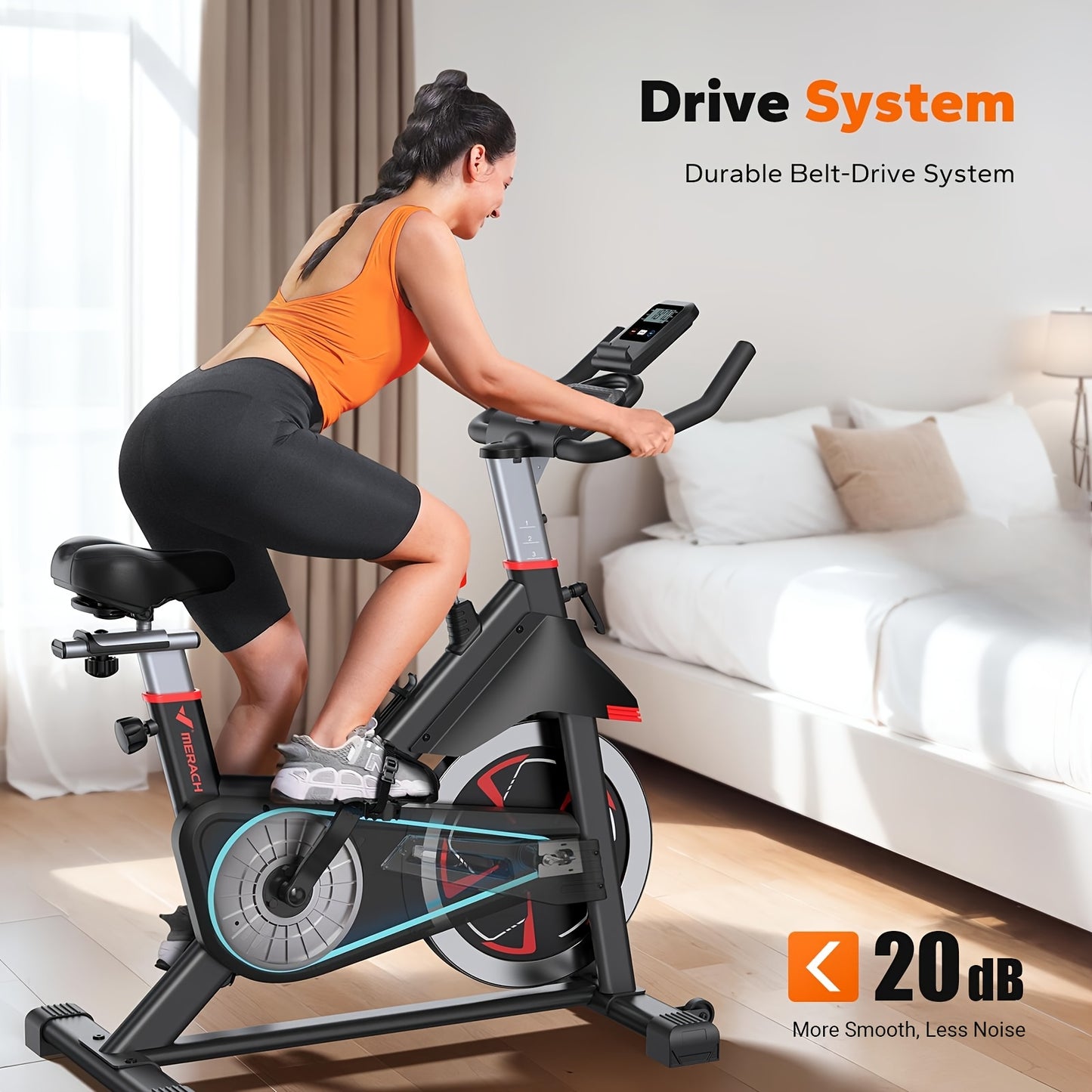 Heavy Duty Magnetic Exercise Bike with App Indoor Cycling Bike 350 lbs Capacity 40 lbs Flywheel Magnetic Resistance Non Slip Platform Home Gym Stationary Bike for Spinning Cycling Strength Training Ideal Gift