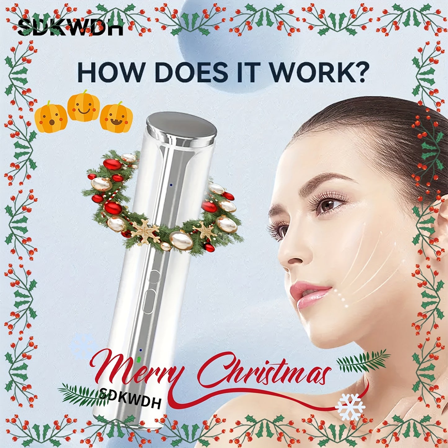 Mother's Day Bash 2025 8 in 1 Face Device The Ultimate Home Face Glow Skin Care Essential for Women Ideal Eye Care Gift for Valentine's Day and Holidays