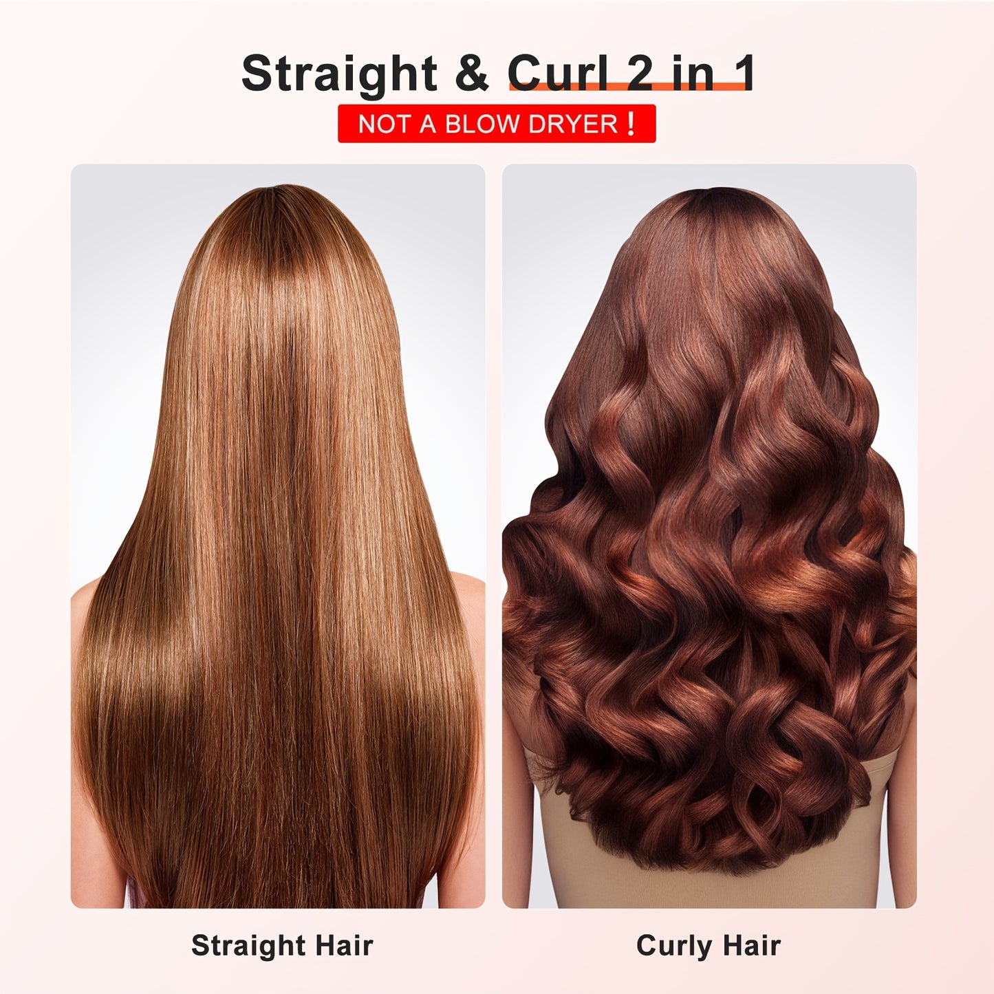 Thermal Brush For Blowout Look 1.5 Inch Heated Round Brush With 10 Temperature Control Hot Brush Styler Dual Voltage For Travel