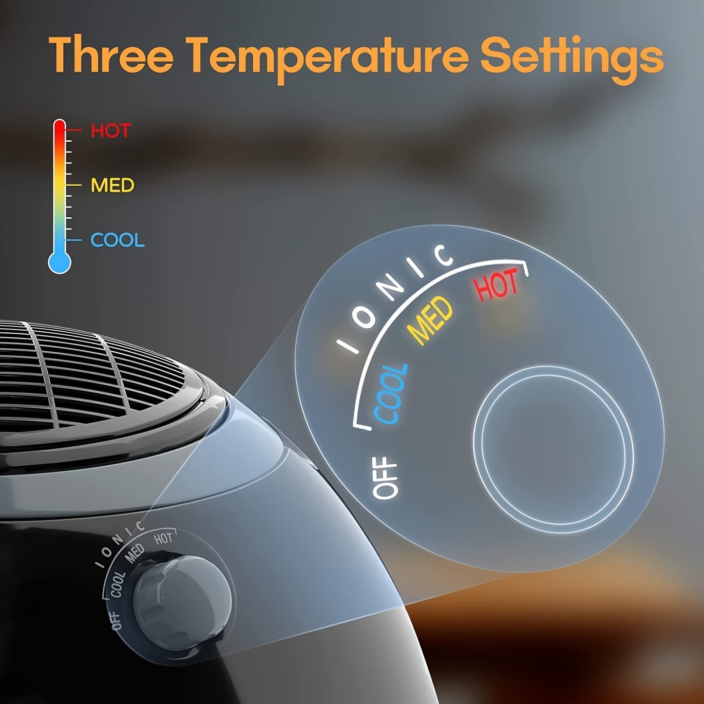 1875W Ionic Hooded Hair Dryer with 3 Heating Settings Professional Ceramic Technology Portable Sit Under Dryer for Women Black Dome Design Home and Salon Use Personal Grooming Accessory