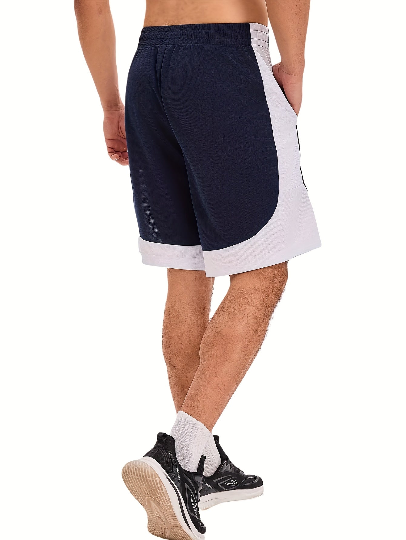 HOPLYNN 6 Piece Set of Men's Mesh Sports Basketball Shorts with Pockets Quick Dry Sportswear