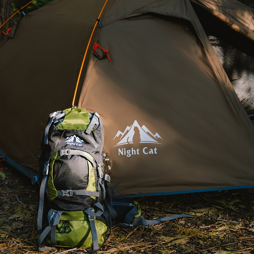 Night Cat Hiking Backpack 23.78 Gallon Camping Backpacking Pack for Men and Women Lightweight Outdoor Mountaineering Travel and Cycling
